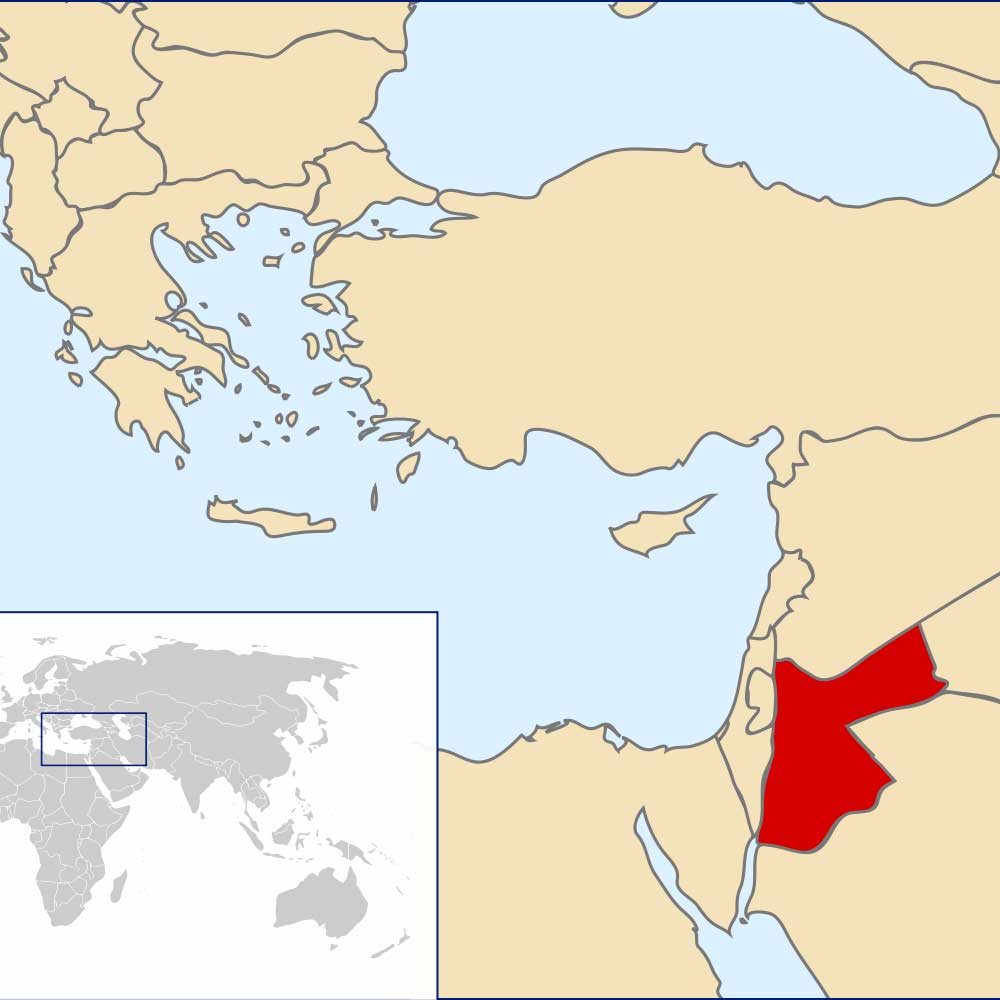 fluechtlinge_jordanien-karte_jordanien In Jordanien brauchen Flüchtlinge Unterstützung