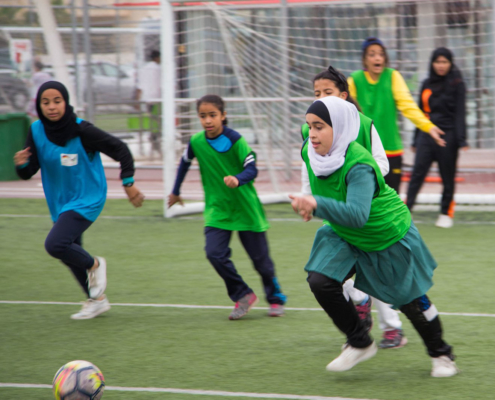 girls_football-jordan Girls football in Jordan strengthens girls' self-confidence