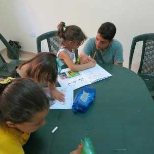 literacy-in_jordan_children_learn_writing Children learn to read and write literacy in the project