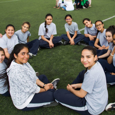 Fußball ist ein freudestiftender und Mut macheneder Teil im Leben dieser Mädchen