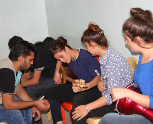 Youth Iraq - make music together Youth Iraq - make music together