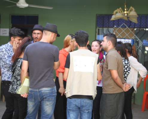 Youth Iraq - musicgroup outside Youth Iraq - musicgroup outside