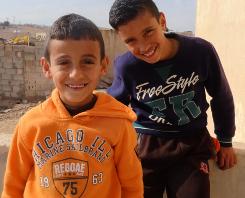 Winterhilfe in Jordanien heißt, Kinder zu unterstützen