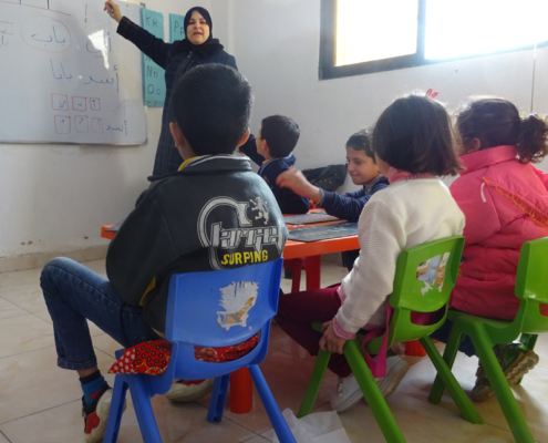 Jordanien: Kinder lernen in der Schule